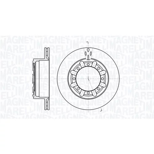 Brzdový kotúč MAGNETI MARELLI 361302040382