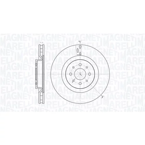 Brzdový kotúč MAGNETI MARELLI 361302040766