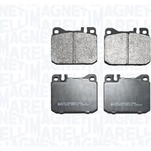 Sada brzdových platničiek kotúčovej brzdy MAGNETI MARELLI 363916061456