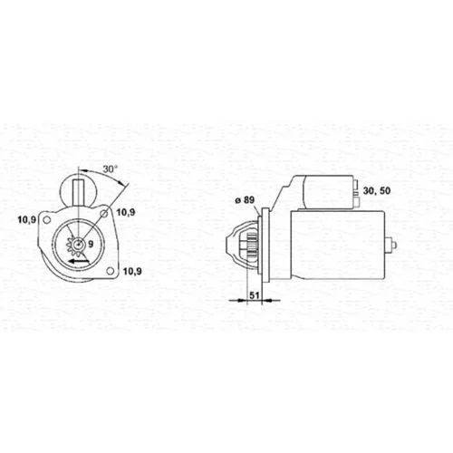 Štartér MAGNETI MARELLI 943252235010