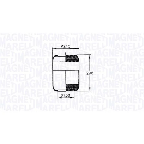 Mech pneumatického pruženia MAGNETI MARELLI 030607020035
