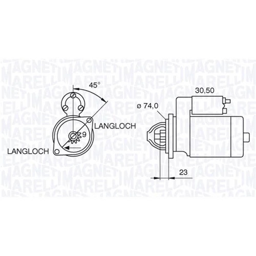 Štartér MAGNETI MARELLI 063521070780