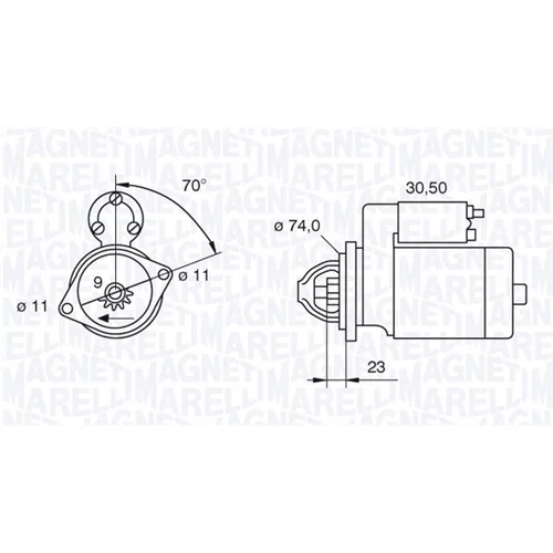 Štartér MAGNETI MARELLI 063521090350