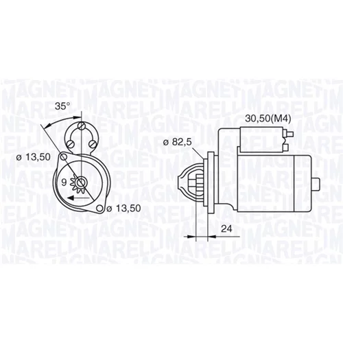Štartér MAGNETI MARELLI 063523620760