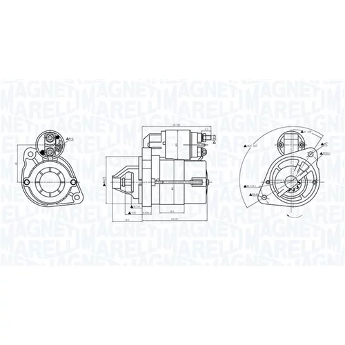 Alternátor MAGNETI MARELLI 063731508010