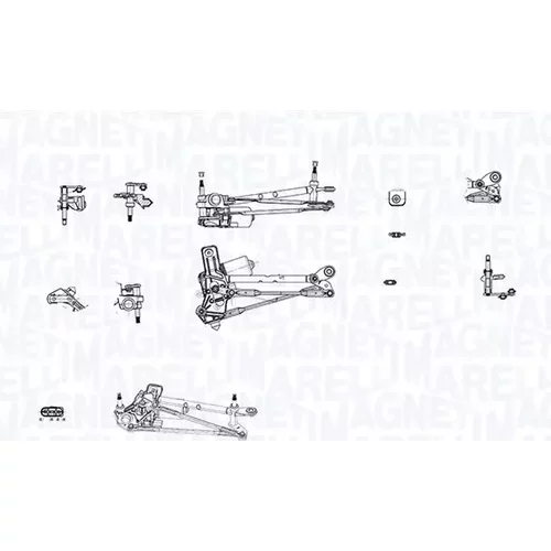 Systém čistenia skiel MAGNETI MARELLI 064351793010