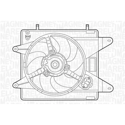 Ventilátor chladenia motora MAGNETI MARELLI 069422015010