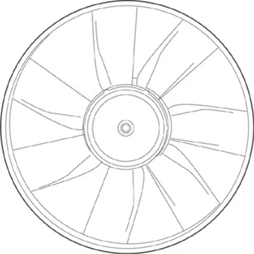 Ventilátor chladenia motora 069422223010 (MAGNETI MARELLI)