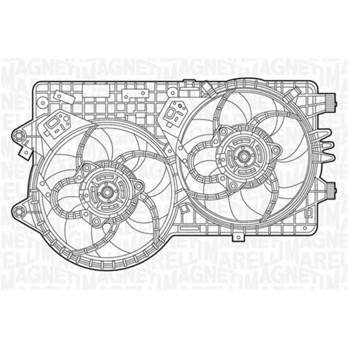 Ventilátor chladenia motora MAGNETI MARELLI 069422239010