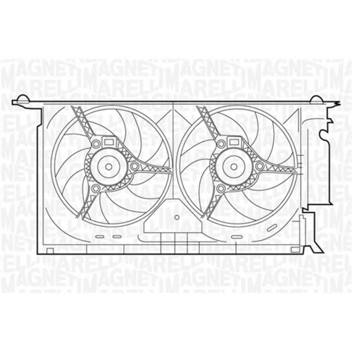 Ventilátor chladenia motora MAGNETI MARELLI 069422289010