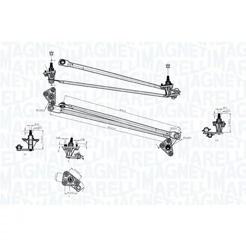 Mechanizmus stieračov 085570713010 (MAGNETI MARELLI) - obr. 2