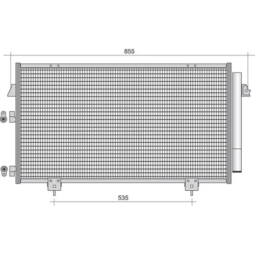 Kondenzátor klimatizácie MAGNETI MARELLI 350203388000