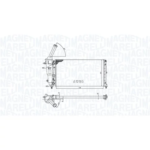 Chladič motora 350213176000 (MAGNETI MARELLI) - obr. 1