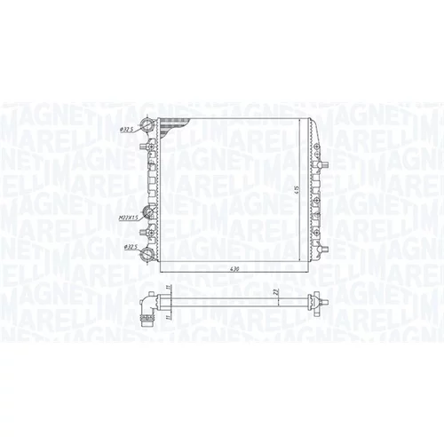 Chladič motora 350213184600 (MAGNETI MARELLI) - obr. 1