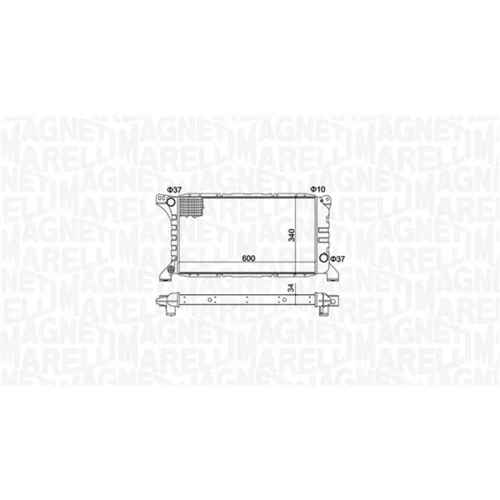 Chladič motora 350213193500 (MAGNETI MARELLI) - obr. 1