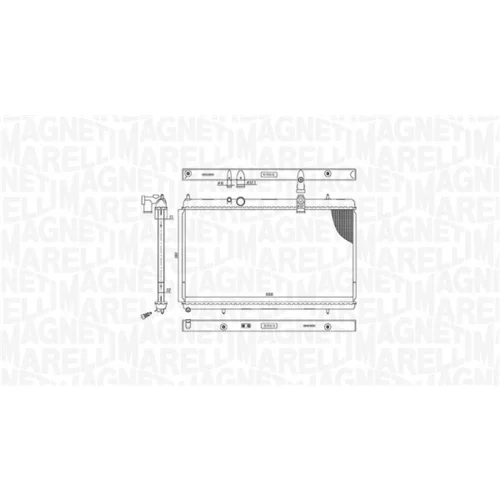 Chladič motora MAGNETI MARELLI 350213200900