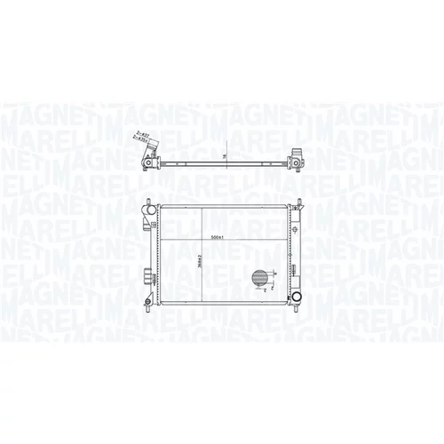 Chladič motora MAGNETI MARELLI 350213204300