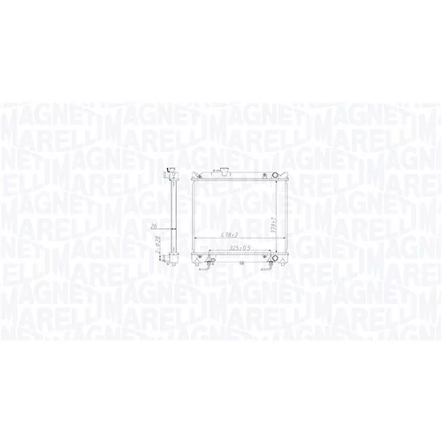 Chladič motora MAGNETI MARELLI 350213213800