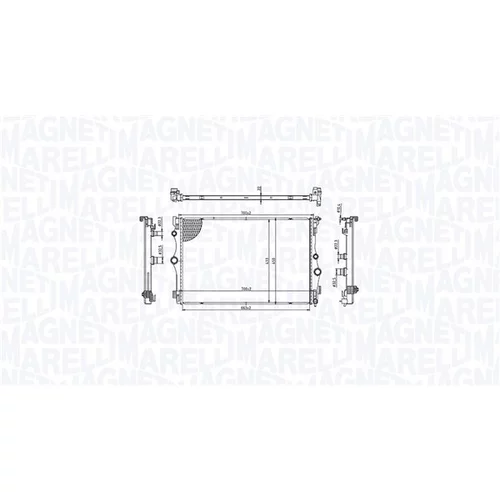 Chladič motora 350213216400 (MAGNETI MARELLI)