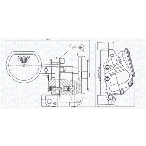 Olejové čerpadlo 351516000148 (MAGNETI MARELLI) - obr. 1