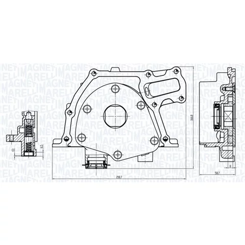Olejové čerpadlo MAGNETI MARELLI 351516000157