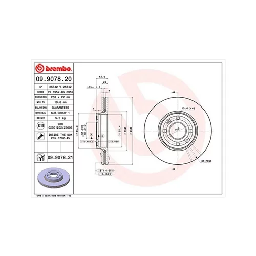 Brzdový kotúč MAGNETI MARELLI 360406121800