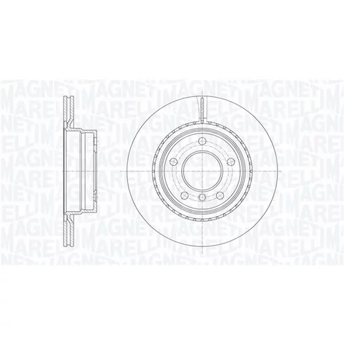 Brzdový kotúč MAGNETI MARELLI 361302040300