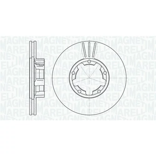 Brzdový kotúč MAGNETI MARELLI 361302040376