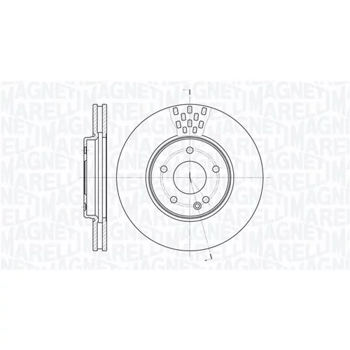 Brzdový kotúč MAGNETI MARELLI 361302040404