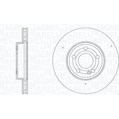 Brzdový kotúč MAGNETI MARELLI 361302040867