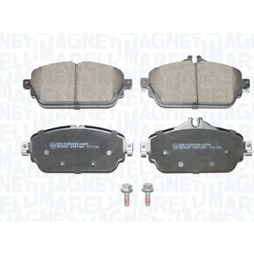 Sada brzdových platničiek kotúčovej brzdy MAGNETI MARELLI 363916061187