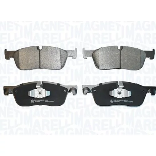 Sada brzdových platničiek kotúčovej brzdy MAGNETI MARELLI 363916061346