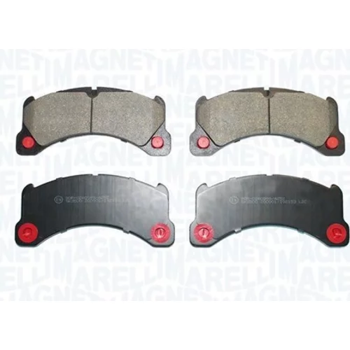 Sada brzdových platničiek kotúčovej brzdy MAGNETI MARELLI 363916061348