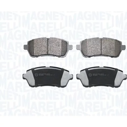 Sada brzdových platničiek kotúčovej brzdy MAGNETI MARELLI 363916061480