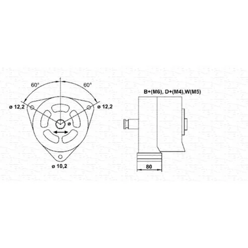 Alternátor MAGNETI MARELLI 943356709010