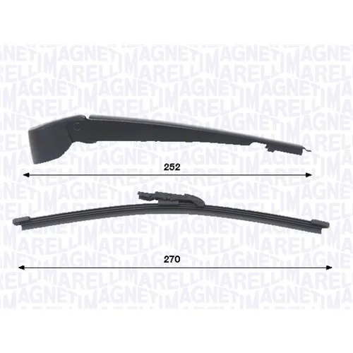 Sada ramienka stierača, čistenie okien MAGNETI MARELLI 000723180454