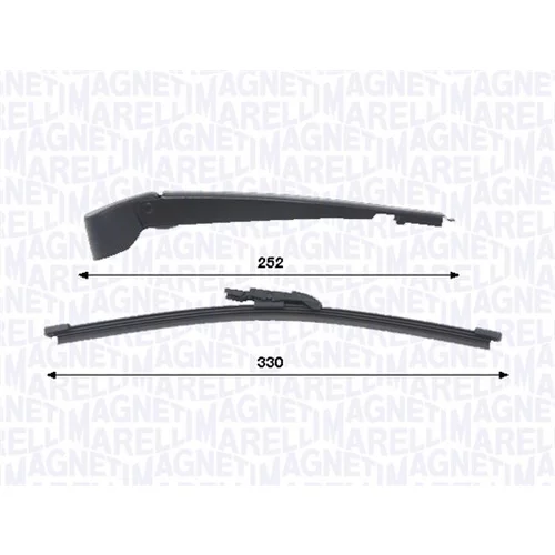 Sada ramienka stierača, čistenie okien MAGNETI MARELLI 000723180456