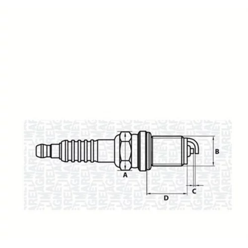 Zapaľovacia sviečka MAGNETI MARELLI 062000776304