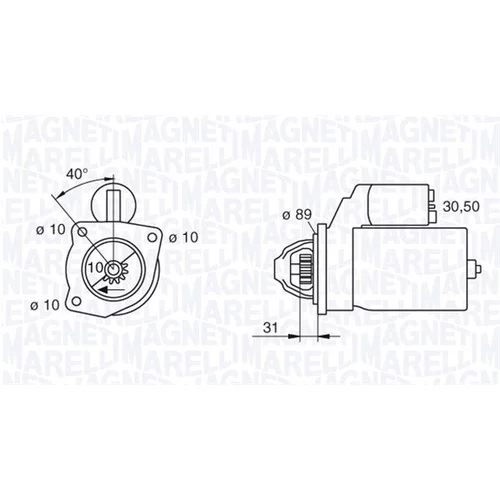 Štartér MAGNETI MARELLI 063227599010