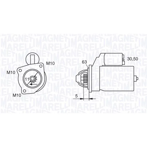 Štartér MAGNETI MARELLI 063280036010