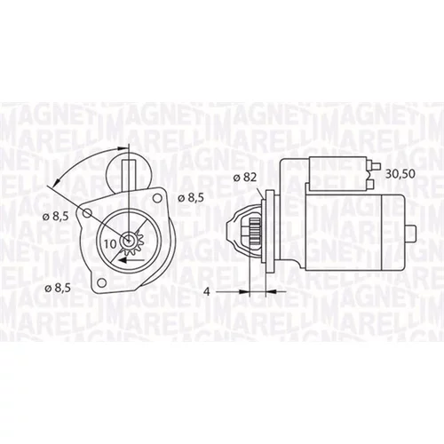 Štartér MAGNETI MARELLI 063523625010