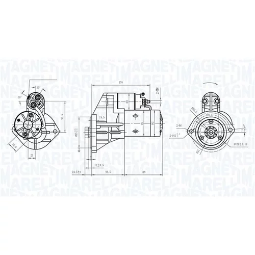 Štartér MAGNETI MARELLI 063721159010