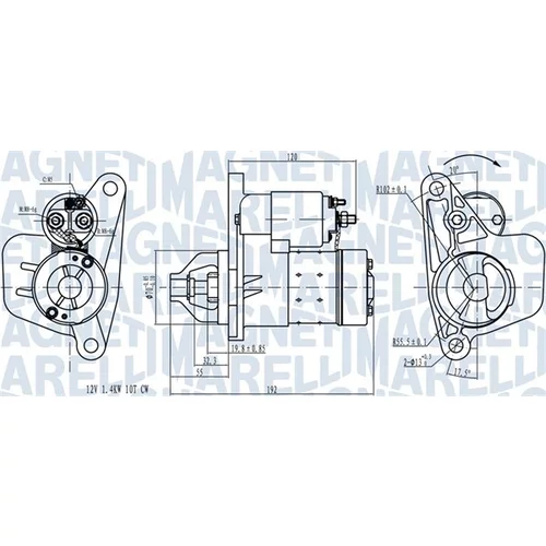 Štartér MAGNETI MARELLI 063721418010