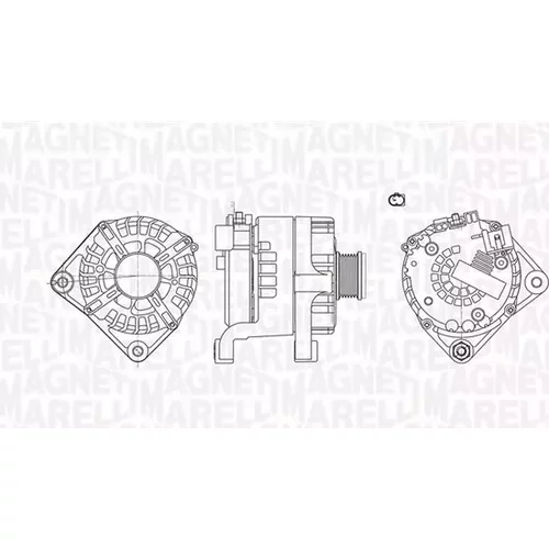 Alternátor MAGNETI MARELLI 063737567010
