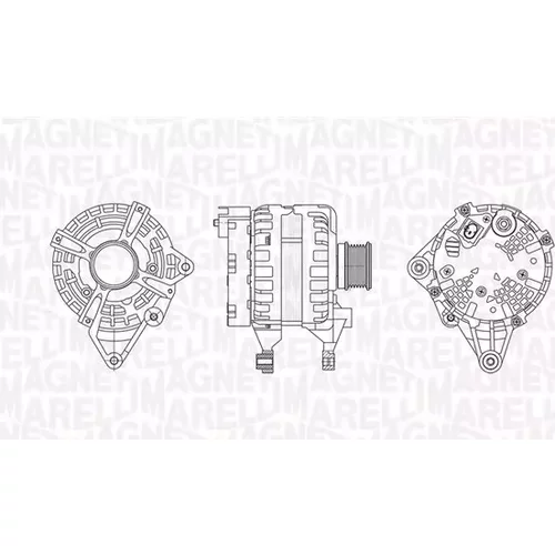 Alternátor MAGNETI MARELLI 063737663210