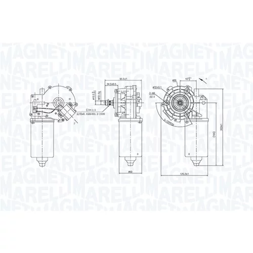 Motor stieračov MAGNETI MARELLI 064360800010