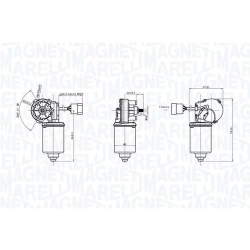 Motor stieračov 064370500010 (MAGNETI MARELLI) - obr. 3