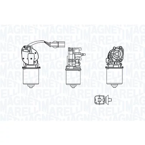 Motor stieračov 064379400010 (MAGNETI MARELLI) - obr. 1