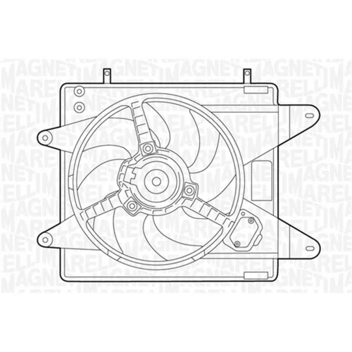 Ventilátor chladenia motora MAGNETI MARELLI 069422004010