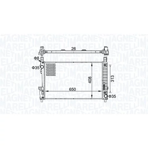 Chladič motora 350213151700 (MAGNETI MARELLI) - obr. 1